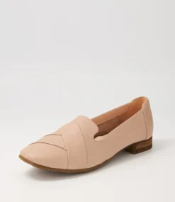 Tilony Dark Nude Leather Loafers