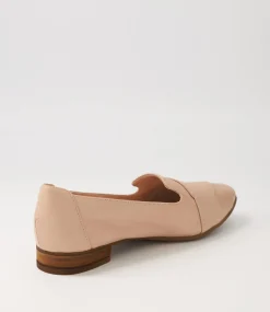 Tilony Dark Nude Leather Loafers