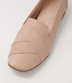 Tilony Dark Nude Leather Loafers