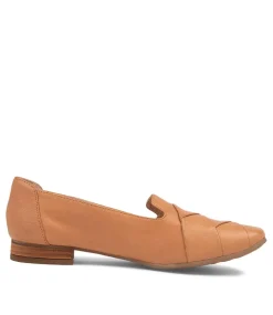 Tilony Dark Tan Leather Loafers