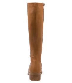 Timothie Tan Stretch Knee High Boots