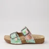Tonga 64 Mint Leather Slides
