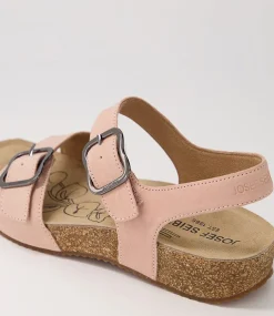 Tonga 62 Rosa Leather Sandals