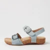 Tonga 62 Sky Blue Leather Sandals