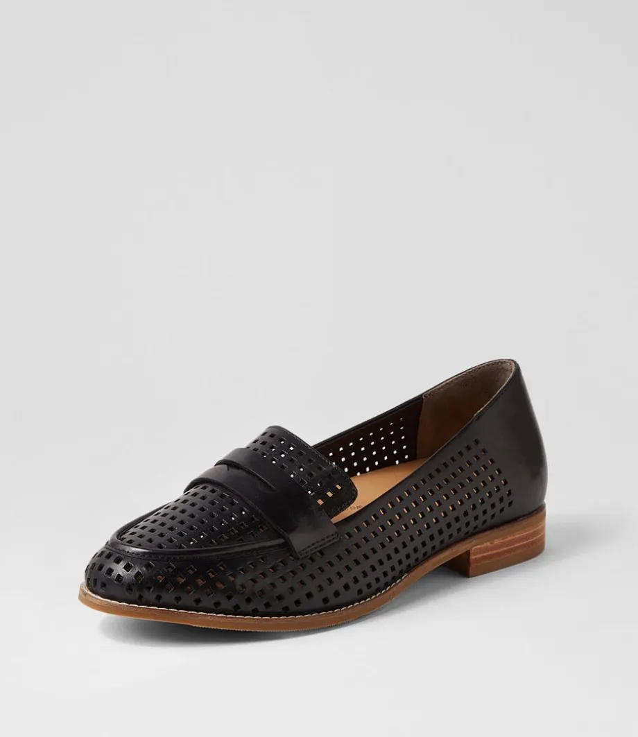 Toppiey Xf Black Leather Loafers
