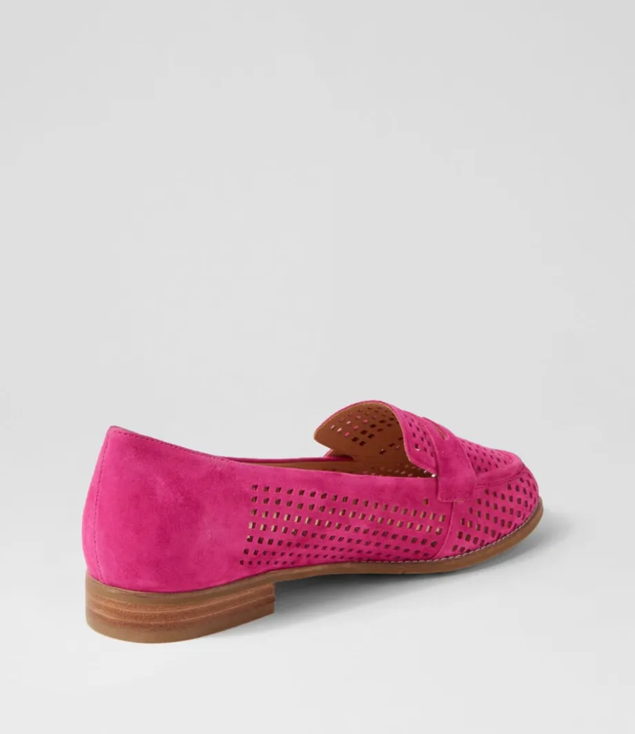 Toppiey Xf Fuchsia Suede Loafers
