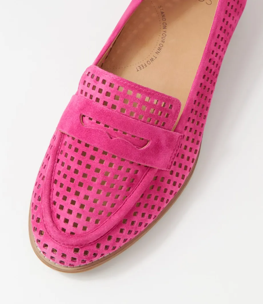 Toppiey Xf Fuchsia Suede Loafers