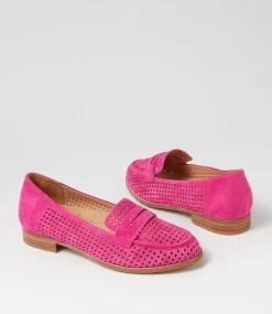 Toppiey Xf Fuchsia Suede Loafers