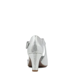 Trinities Silver Lizard Pump Heels