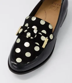 Tulips Xf Black Gold Spot Multi Loafers