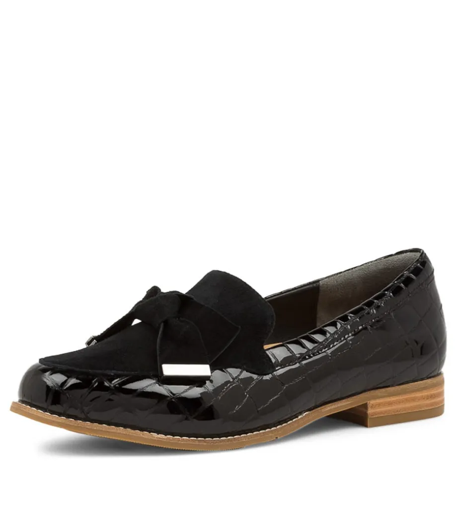 Tulips Xf Black Patent Leather Loafers