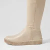 Tyrese Almond Leather Calf Boots