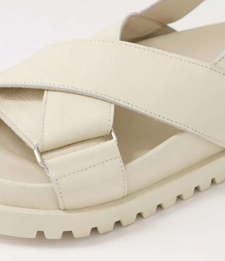 Ubari Milk Leather Sandals