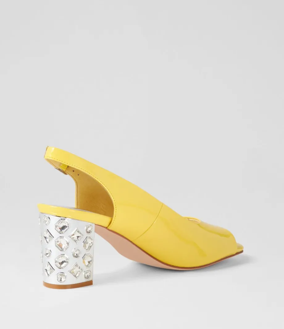 Udeem Buttercup Patent Leather Sandals