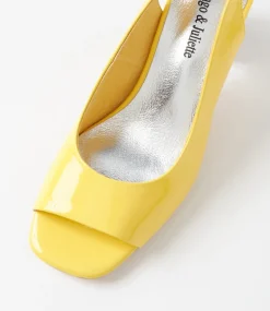 Udeem Buttercup Patent Leather Sandals