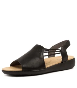 Udhays W Blk-Blk Lea-Elas