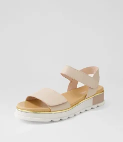Ulissa Dusty Pink Leather Sandals