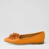 Unions Bright Orange Leather Loafers