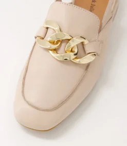 Vabor Nude Leather Heels