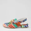 Vabor Stripe Multi Patent Leather Heels
