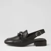 Vaborys Black Leather Heels