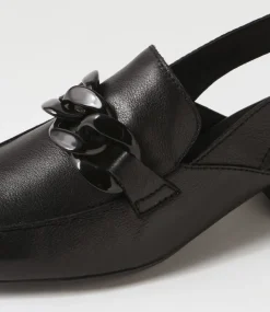 Vaborys Black Leather Heels
