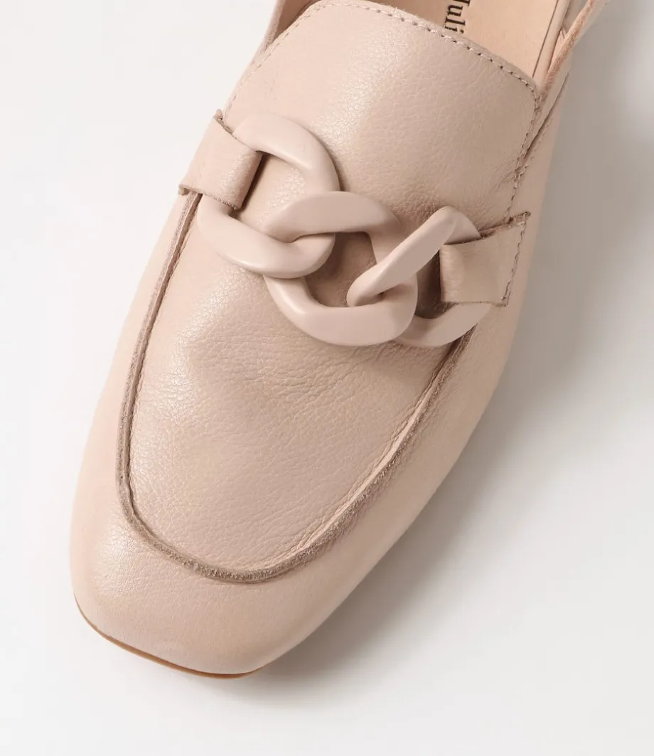 Vaborys Nude Leather Heels