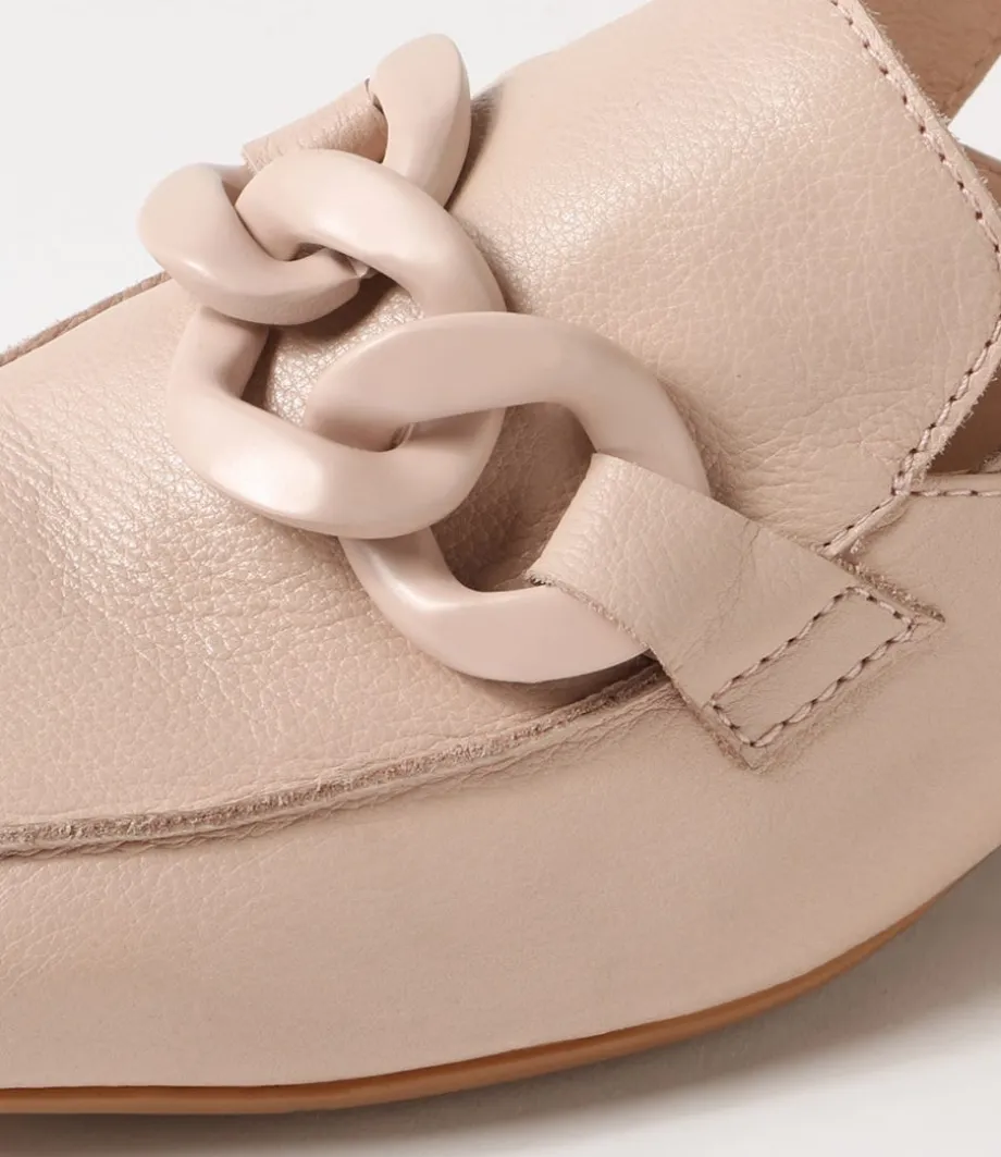 Vaborys Nude Leather Heels
