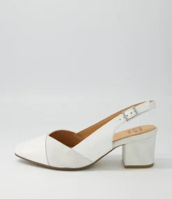 Vabra Xw White Mix Heels