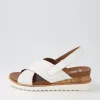 Valencia 06 White Leather Sandals