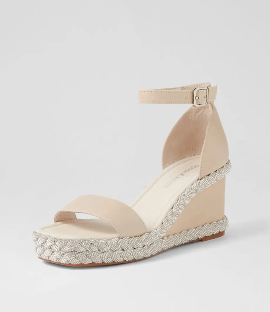 Vangie Almond Leather Sandals