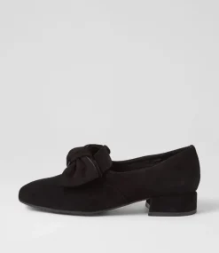 Varva Black Suede Heels