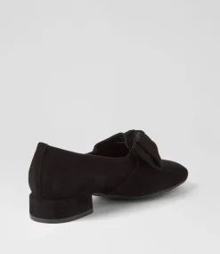 Varva Black Suede Heels
