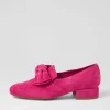 Varva Fuchsia Suede Heels