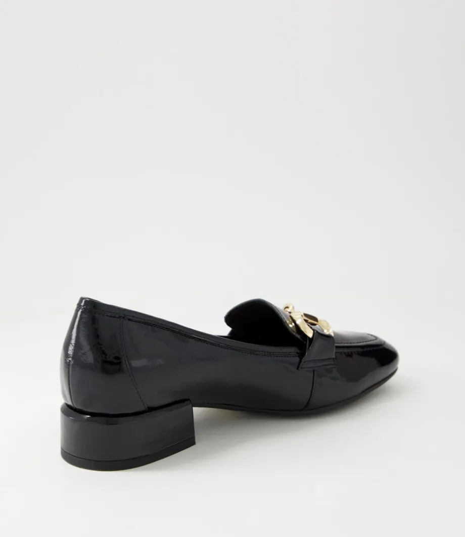 Velam Black Patent Leather Heels