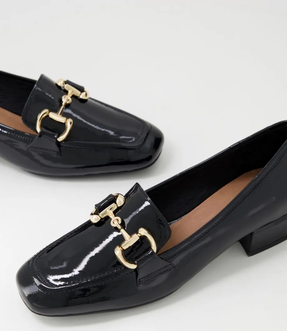 Velam Black Patent Leather Heels