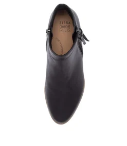 Vendas Xf Black Leather Ankle Boots Nh