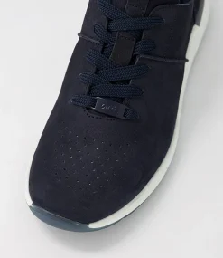 Venice 02 Navy Leather Sneakers