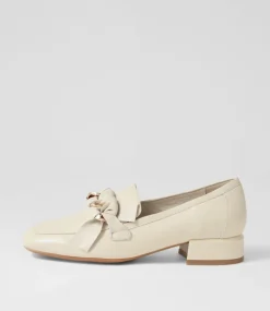 Viserys Almond Leather Heels