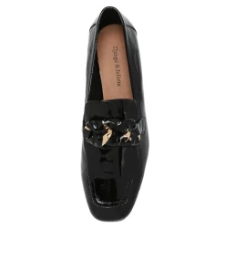 Viserys Black Shrunken Patent Heels