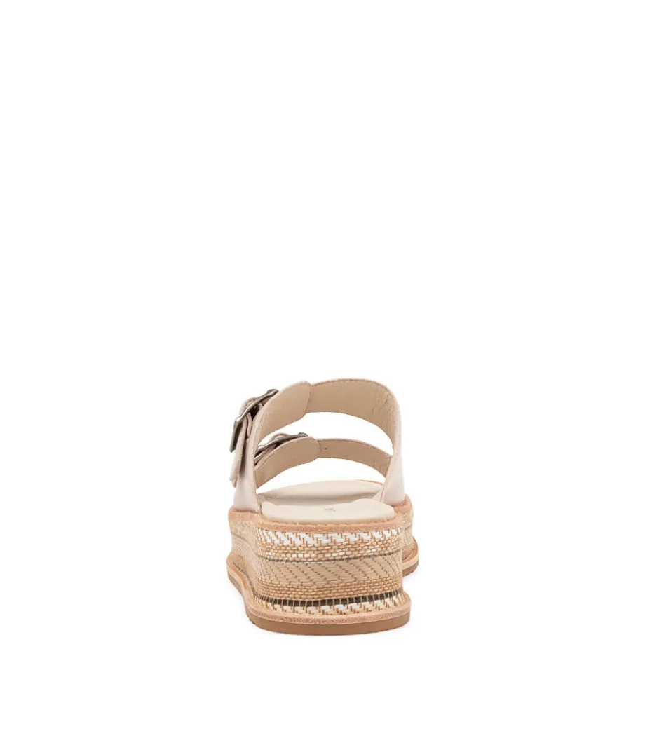 Vishu Oyster Leather Sandals