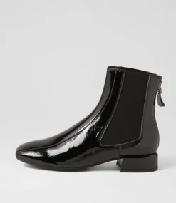 Voria Dj Black Patent Elastic