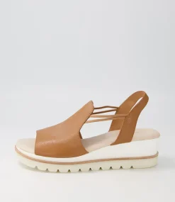 Wadmire Dark Tan Leather Sandals