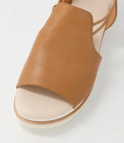 Wadmire Dark Tan Leather Sandals