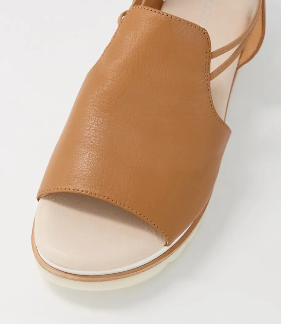 Wadmire Dark Tan Leather Sandals