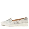 Wandie Grey Spray Paint Misty Leather Shoes