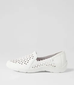 Wavada Xf White Leather Loafers