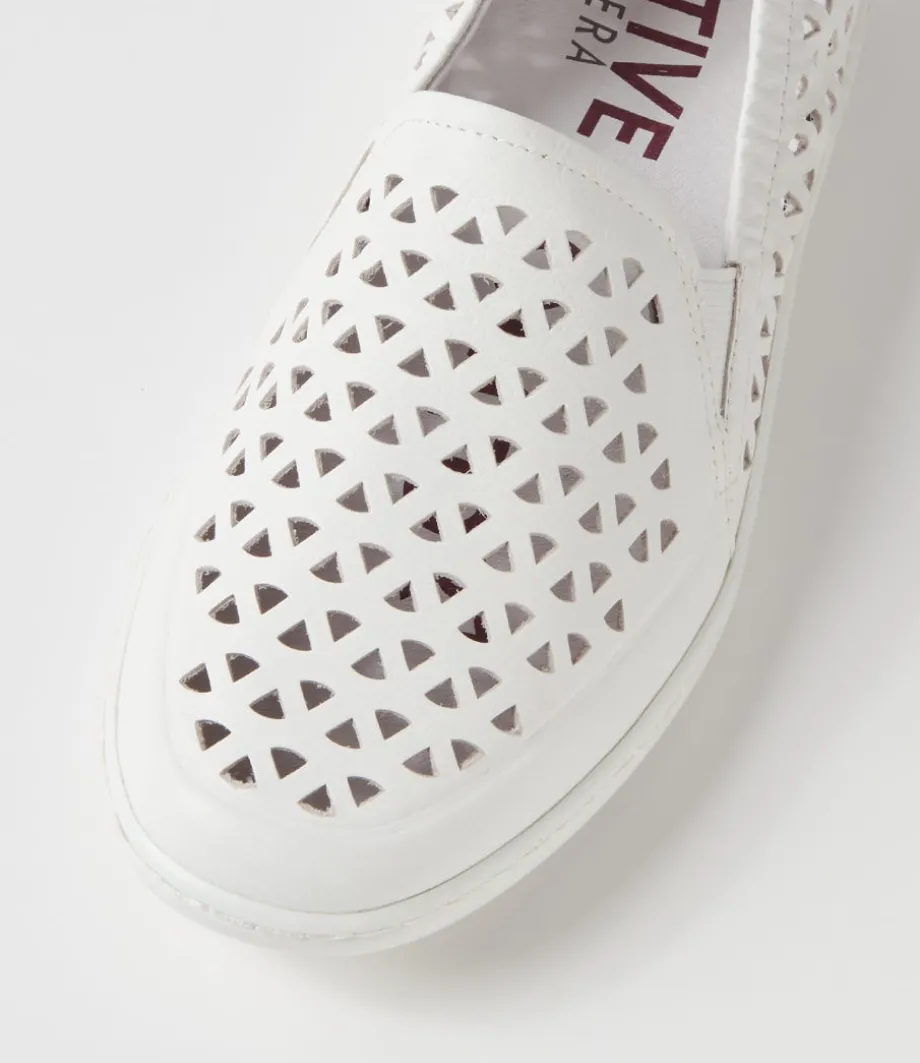 Wavada Xf White Leather Loafers