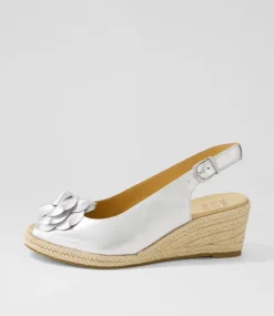 Wawer W Silver Leather Sandals