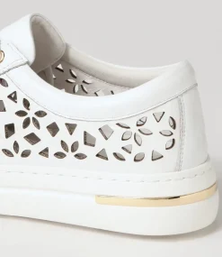 Wim White Leather Sneakers